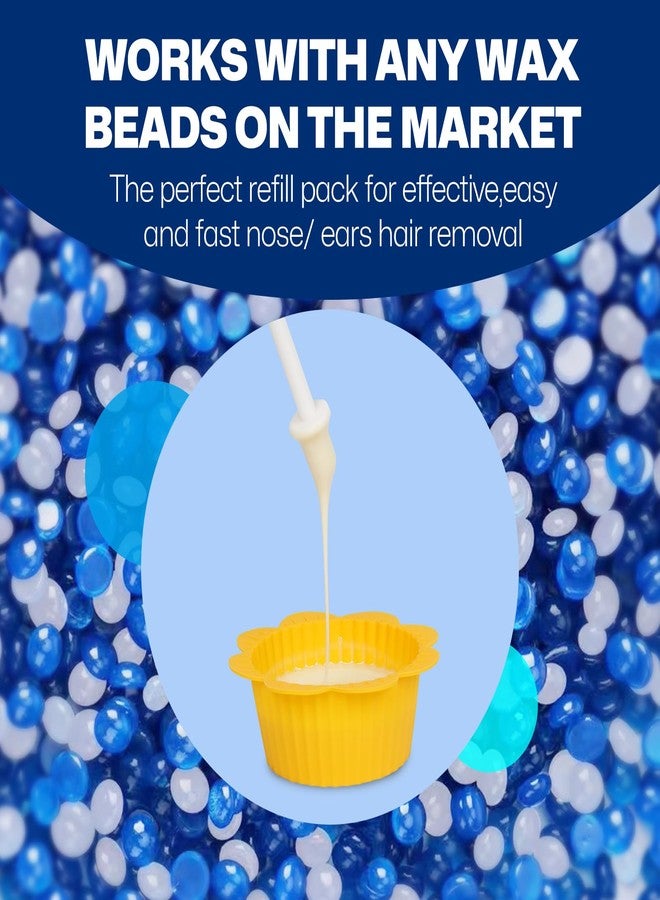 Wokaar Nose & Ear Waxing Sticks-Professional Nasal Hair Removal 60 Precision Applicators for Pain-Free Waxing at Home. Say Goodbye to Plucking! (Wax refills & wipes sold separately.) - Image 5