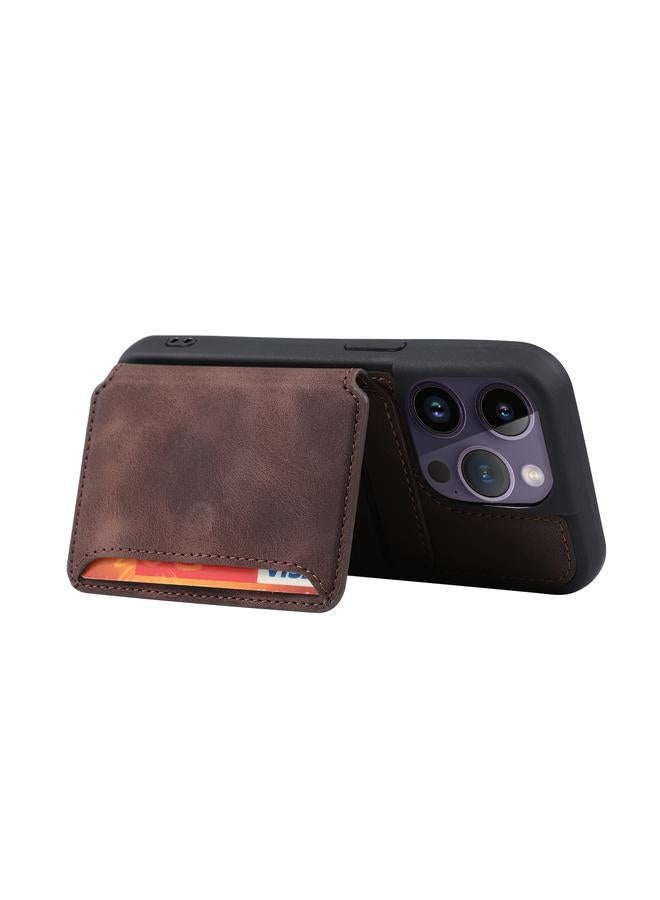 زبون جراب لهاتف iPhone 12/12 Pro Skin Feel Dream مضاد للسرقة ومضاد للصدمات وحقيبة بطاقات محمولة وحافظة هاتف - Image 4