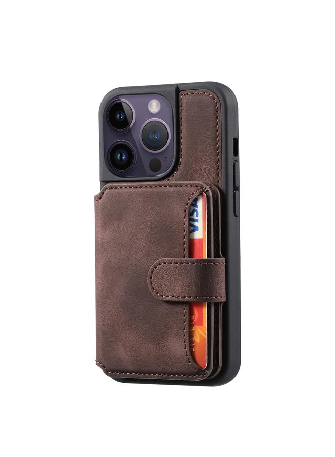 زبون جراب لهاتف iPhone 12/12 Pro Skin Feel Dream مضاد للسرقة ومضاد للصدمات وحقيبة بطاقات محمولة وحافظة هاتف - Image 2