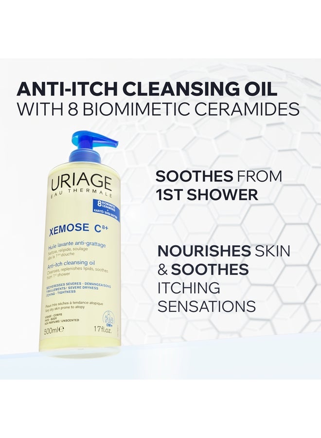 URIAGE XEMOSE C8+ SOOTHING  OIL CLEANSER 500 ML - Image 3