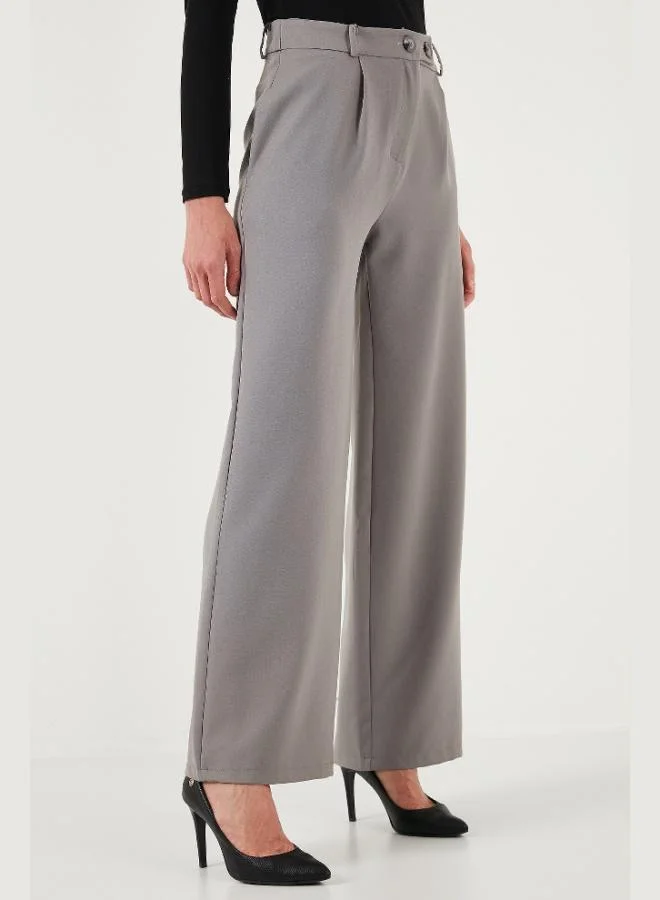 Lela Lela Standard Fit High Waist Wide Leg Pants Women's PANTS 6522280