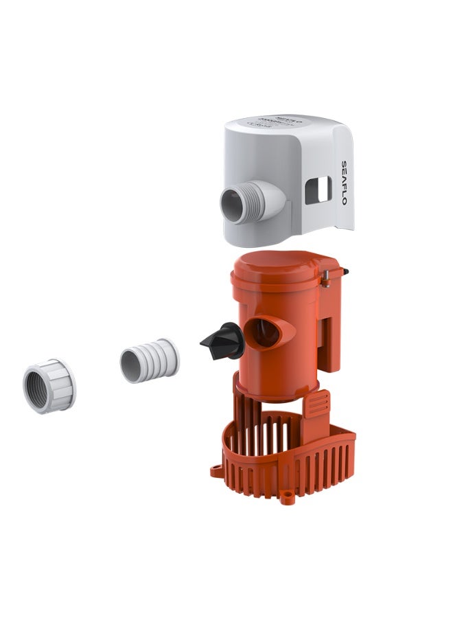 SEAFLO 17 Series Automatic Bilge Pump 1500GPH 2000GPH 12V 24V Submersible Pump - Image 2