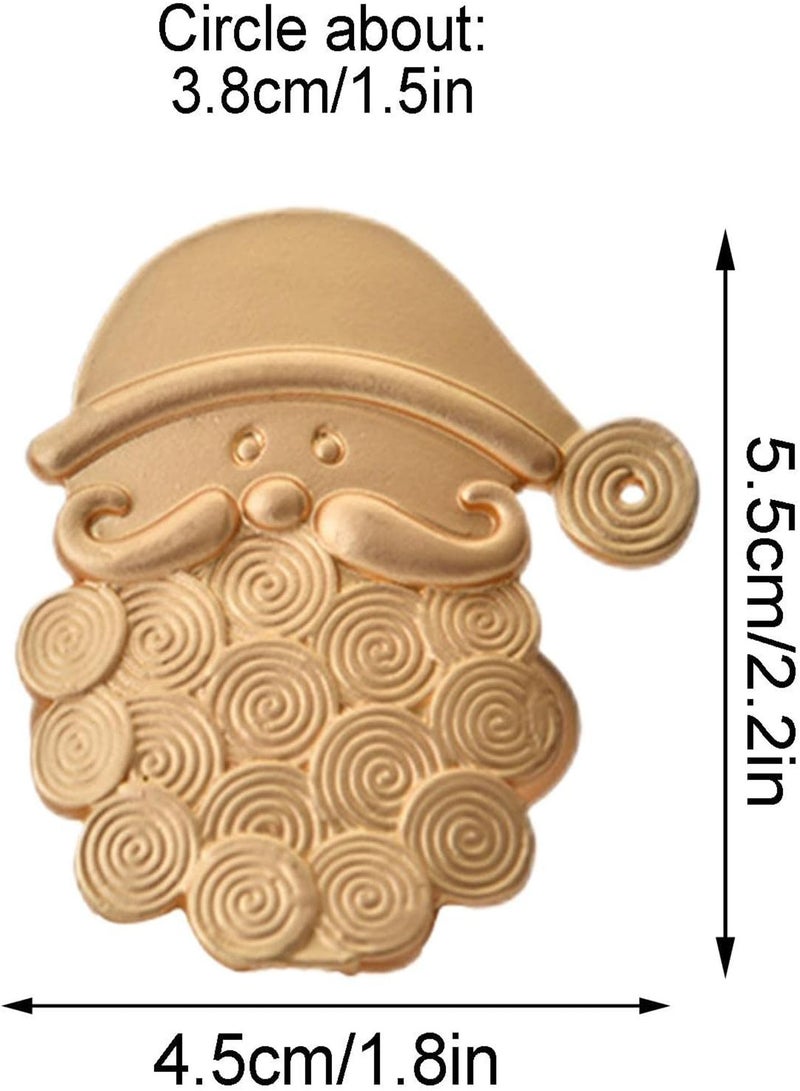 GGOOT 2 Pcs  Santa Napkin s | Decorative  Napkin 12pcs |  Elements Napkin Holder for Wedding Banquet Table Setting Home Decor  - Image 4