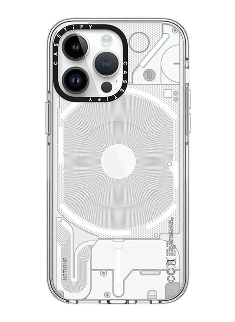For iPhone 15 Pro Max Case Magnetic Adsorption Phone Case - White