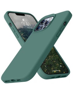 ZOOMEE Premium Silicone Protective Gel Slim Soft Microfiber Liner Cushion Anti-Scratch Case Cover For Apple iPhone 14 Pro Max Green  - Image 1