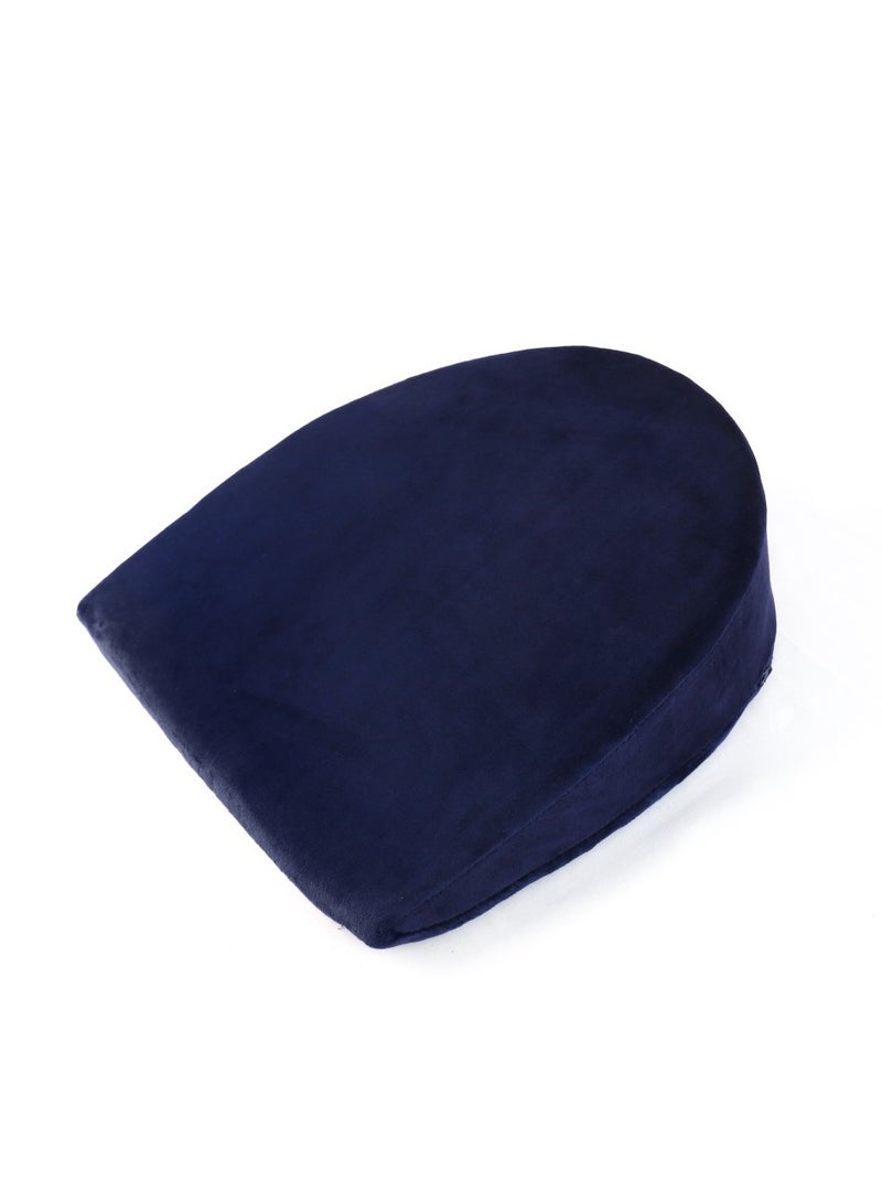 HT Wedge pillow for children, a comfortable pillow to prevent esophageal reflux and difficulty breathing during sleep, blue color  - Image 2