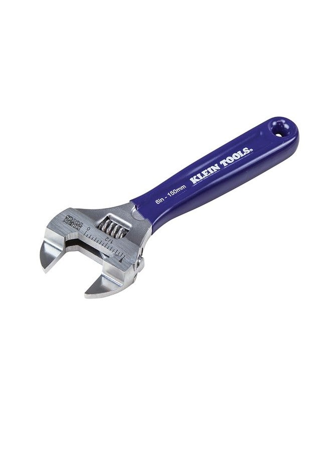 Klein Tools D86934 Adjustable Wrench, Forged with Slimmer Jaw and a High Polish Chrome Finish, 6-inch - Image 3