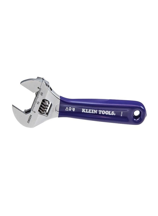 Klein Tools D86934 Adjustable Wrench, Forged with Slimmer Jaw and a High Polish Chrome Finish, 6-inch - Image 4