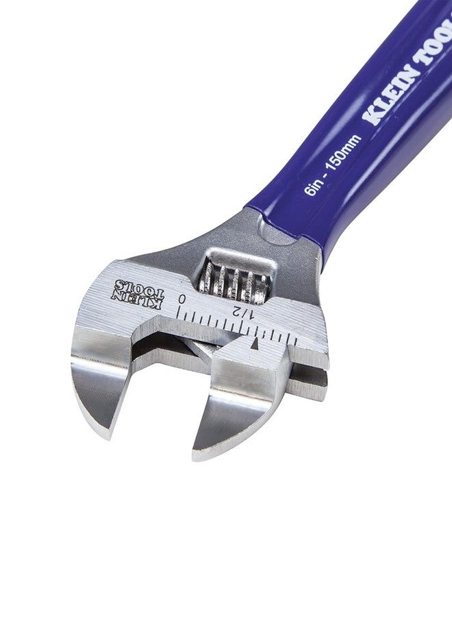 Klein Tools D86934 Adjustable Wrench, Forged with Slimmer Jaw and a High Polish Chrome Finish, 6-inch - Image 5