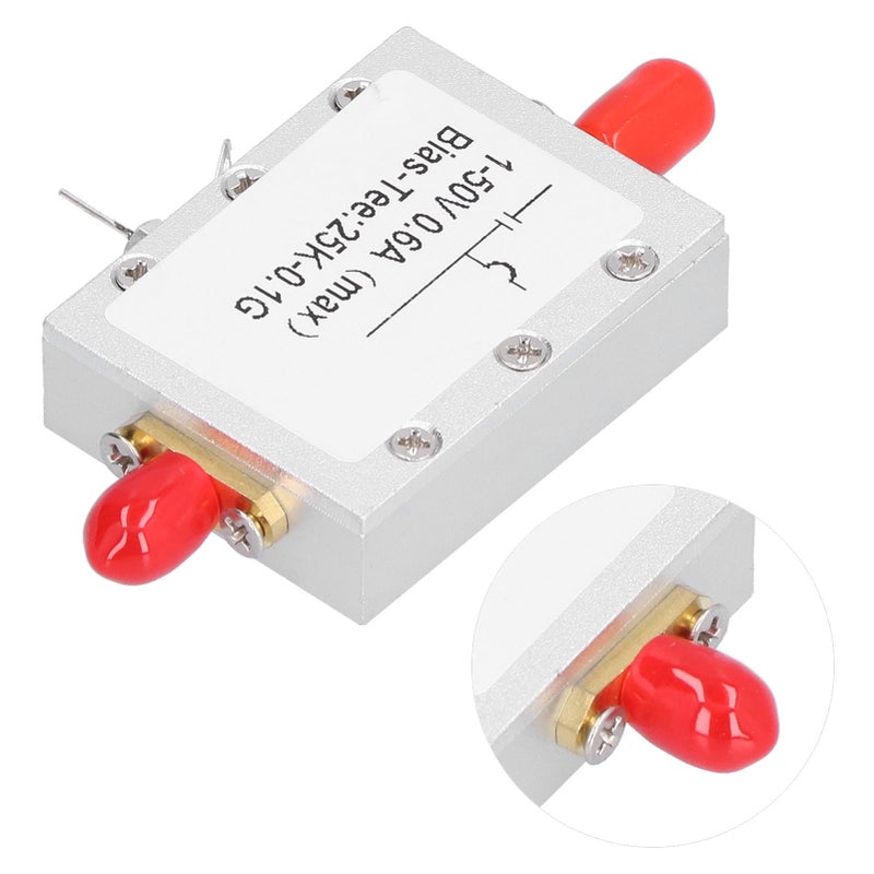 RF Isolated Capacitor Bias Tee Blocker Electronic Components 25K‑100MHz DC 1‑50V - Image 3
