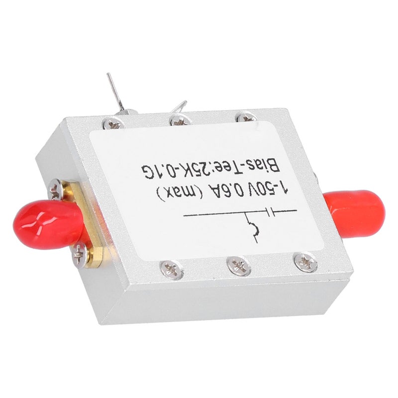 RF Isolated Capacitor Bias Tee Blocker Electronic Components 25K‑100MHz DC 1‑50V - Image 1