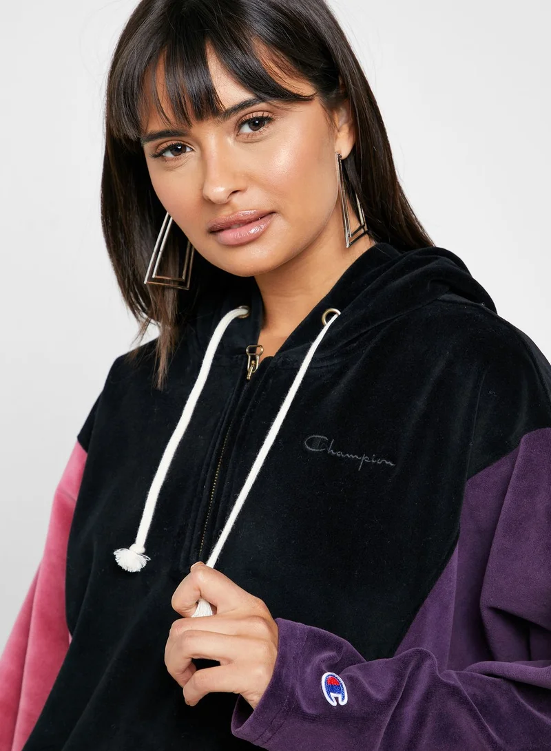 Champion Colour Block Oversize Hoodie