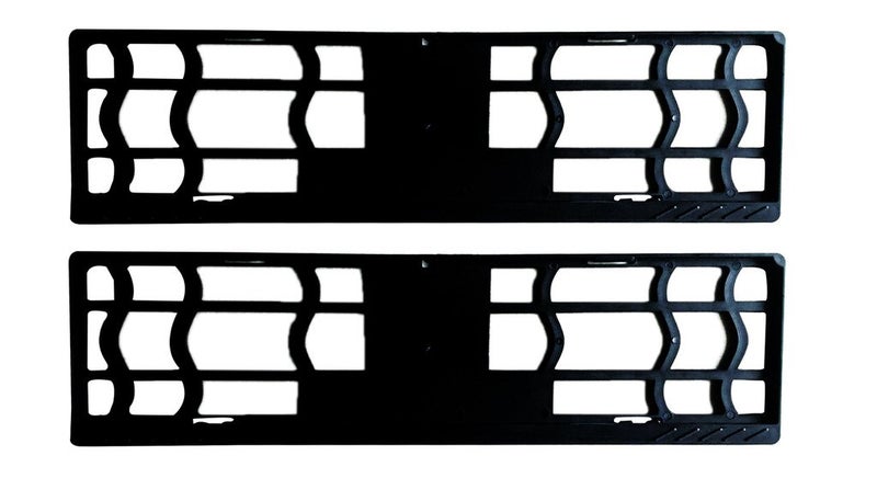 Auto Pearl Front & Rear High Security Car Number Plate Frame for - Jetta - Image 1