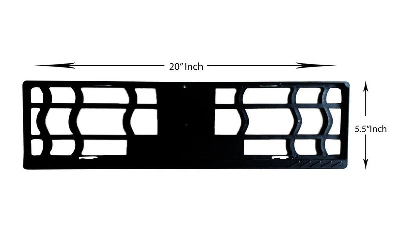 Auto Pearl Front & Rear High Security Car Number Plate Frame for - Jetta - Image 4