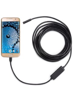 FREDI HD PLUS FREDI HD PLUS Endoscope Camera Flexible IP67 Waterproof Inspection 6 LED Camera with 5M Cable 55mm 7mm for Android PC Notebook with OTG App USB Camera  - Image 1