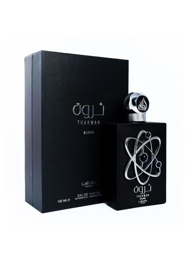 Lattafa Pride Silver Wealth Perfume - 100ml | An Oriental Woody Fragrance for Men - Image 4