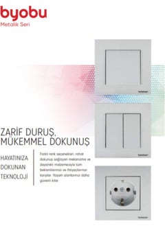 Netelsan Byobu White Grounded Socket (Including Frame) 1 Piece  - Image 3