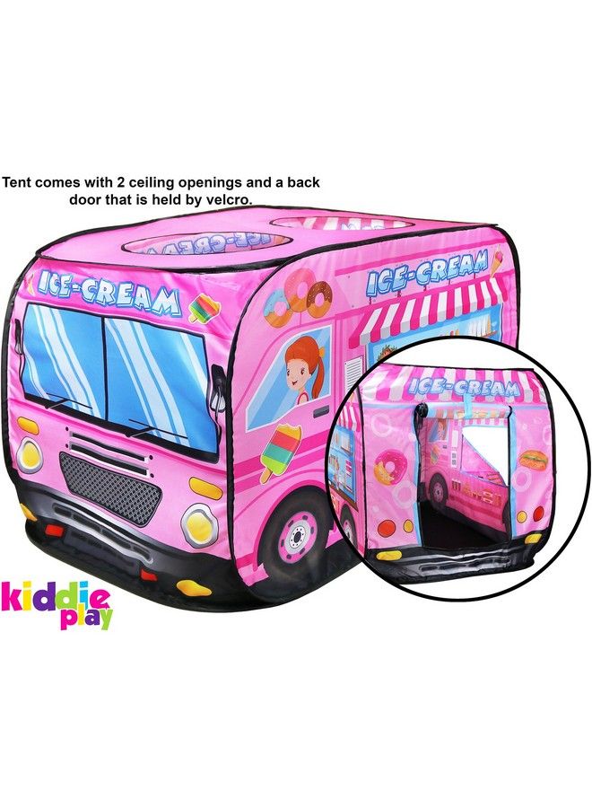 Kiddie Play خيمة لعب شاحنة الآيس كريم للأطفال للأولاد والبنات، لعبة داخلية وخارجية - Image 4