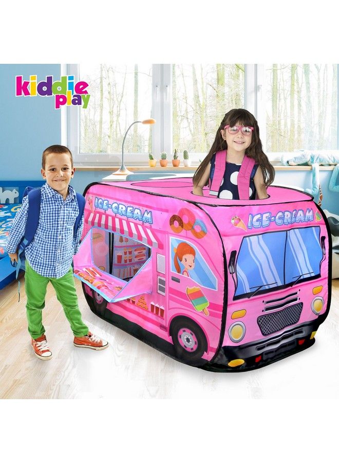 Kiddie Play خيمة لعب شاحنة الآيس كريم للأطفال للأولاد والبنات، لعبة داخلية وخارجية - Image 5
