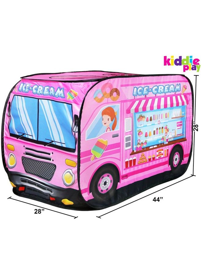 Kiddie Play خيمة لعب شاحنة الآيس كريم للأطفال للأولاد والبنات، لعبة داخلية وخارجية - Image 3