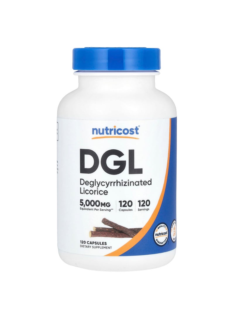 DGL, 5,000 mg, 120 Capsules