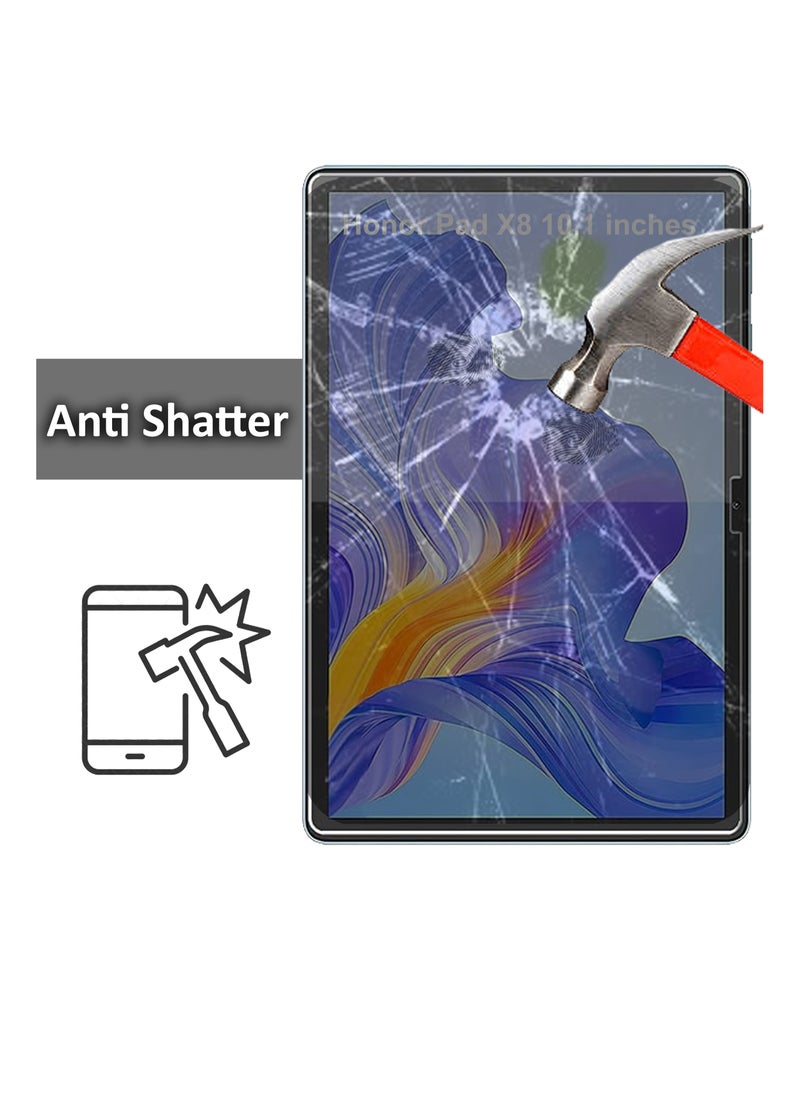 NAFCO - Honor Pad X8 10.1 inch Tempered Glass Screen Protector – High Transparency, Delicate Touch, Anti-Explosion, Smooth Arc Edges, Easy Installation, Screen Protector for Honor Pad X8 10.1 inch - Image 1