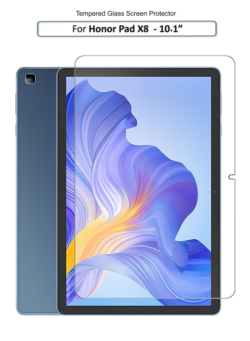 Unipha حماية شاشة زجاجية مقاس 10.1 بوصة لجهاز Honor Pad X8 – شفافية عالية، لمسة رقيقة، مضادة للانفجار، حواف سلسة، تركيب سهل، واقي شاشة لجهاز Honor Pad X8 مقاس 10.1 بوصة - Image 1