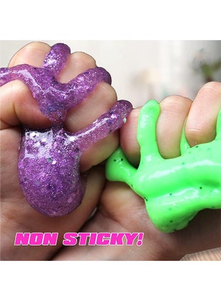 Slime Making Kit for Girls Boys - Diy Slime Toys Gifts for Kids Fluffy Cloud Foam Squish Glitter Slime Making Kits with with Unicorn Charms ! Slime Kits for Girls and Boys 6 year+ (style 1) - view 2