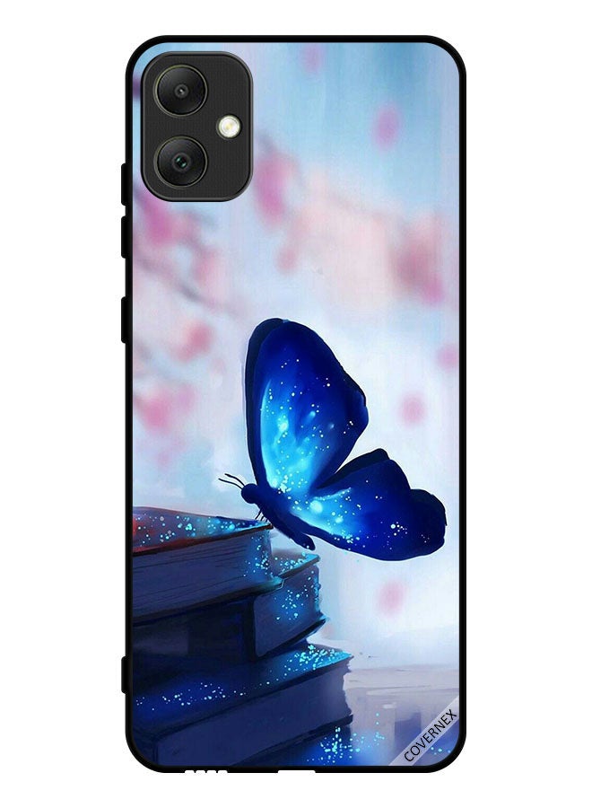 Covernex Protective Case Cover For Samsung Galaxy A05 Butterfly Sitting On Books - Image 1