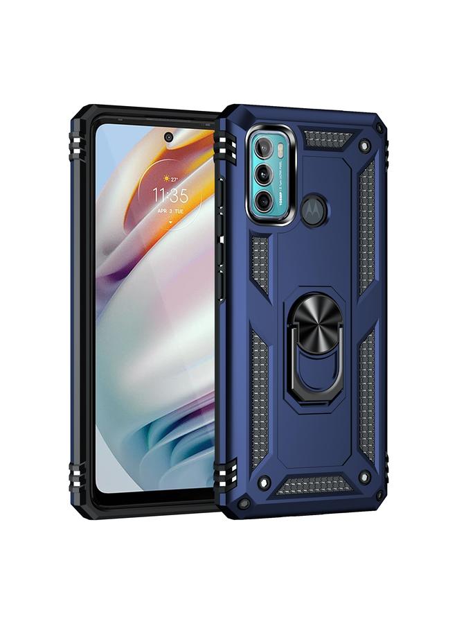اس-توب جراب لهاتف Motorola Moto G60 / G40 Fusion مقاوم للصدمات مصنوع من مادة TPU + PC مع حامل دوار 360 درجة - Image 2