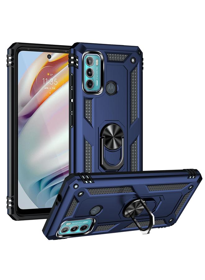 اس-توب جراب لهاتف Motorola Moto G60 / G40 Fusion مقاوم للصدمات مصنوع من مادة TPU + PC مع حامل دوار 360 درجة - Image 1