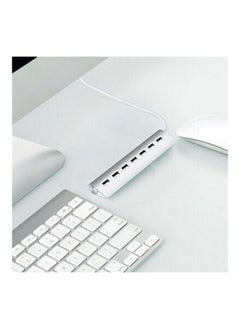 نيبمينينت محول موزع منافذ USB مزود بعدد 7 أسود/ فضي  - Image 4