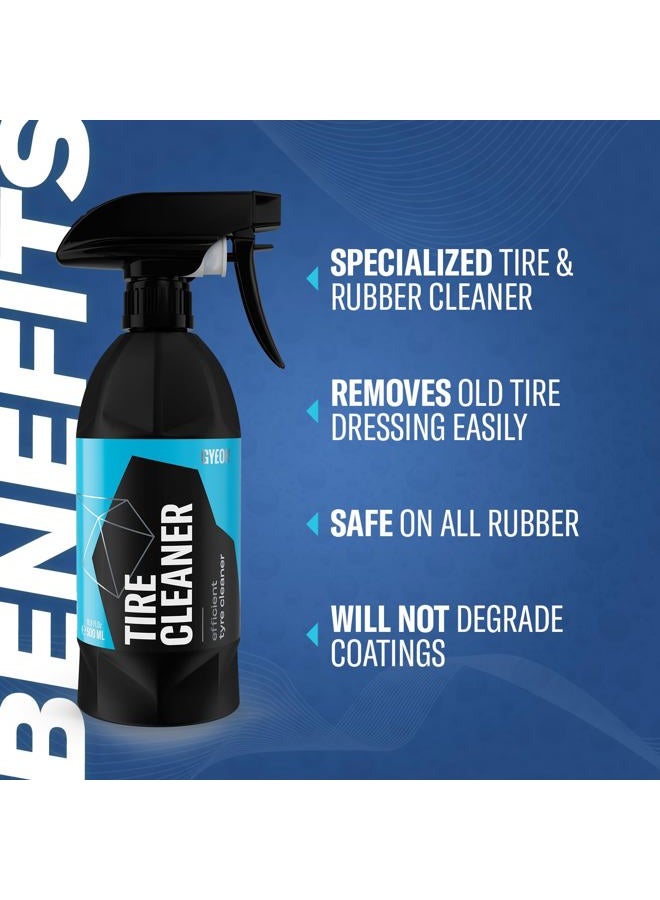 Gyeon Quartz Q²M TireCleaner 1000ml - Tire and Rubber Cleaner - Remove Old Tire Shine and Dressings Easily - Deep Clean Tires and Rubber - Safe on All Wheel and Tire Finishes - Image 2