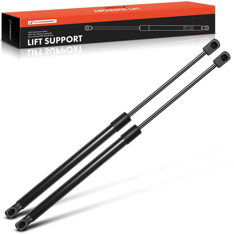 A-Premium Tailgate Rear Hatch Lift Supports Shock Struts Compatible with Kia Models - Forte 2014, Forte5 2014-2018 - Replace# 81780B0000, 81770A7000, 81770A7001, 81770B0000 (2PC Set) - Image 1