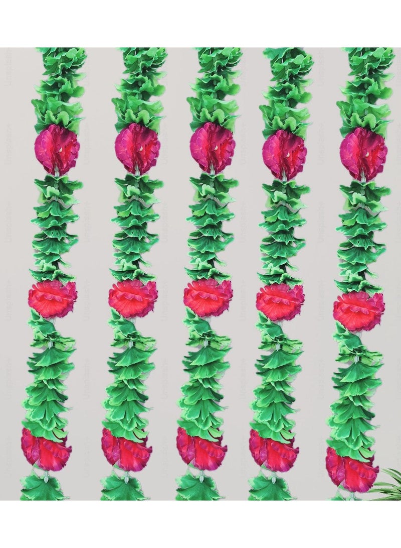 Shreeji Artificial flower string |Latkan | 5 feel long | Pack of 2 | for wall and door decor - Image 2