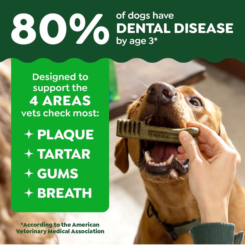 Greenies Veterinarian-Recommended Natural Dental Puppy Treats Teenie Size, 6 oz. Pack, 22 Count - Image 3