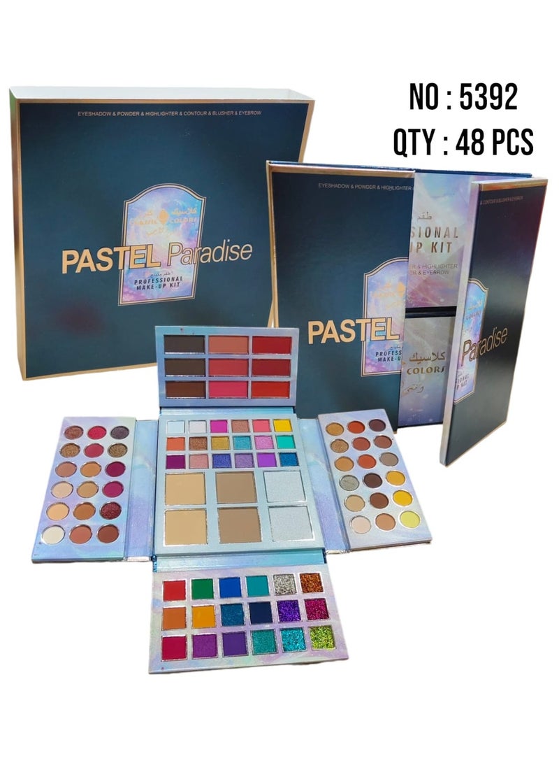 All-in-one multipurpose red makeup kit