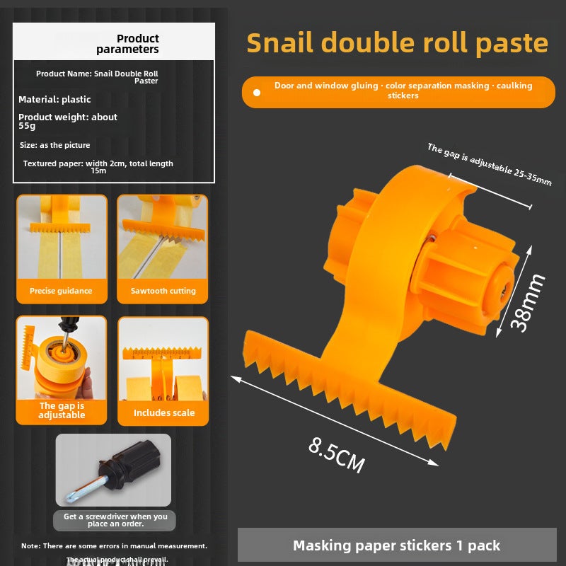 Manual Tape Dispenser - Compact Size, Industrial Durability, Precise Control - Versatile Tape Tool for Home, Construction Site and DIY Projects - Image 1
