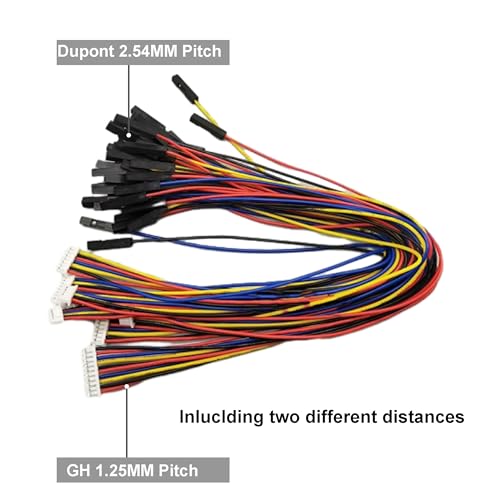 XUGERIP JST GH 1.25MM to Dupont 2.54MM Connectors Kit with Pre-Crimped Cables, Male Housing Connectors Kit for Pixhawk Flight Controller - Image 5