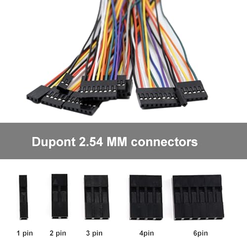 XUGERIP JST GH 1.25MM to Dupont 2.54MM Connectors Kit with Pre-Crimped Cables, Male Housing Connectors Kit for Pixhawk Flight Controller - Image 2