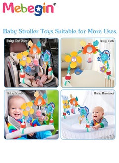MEBEGIN Baby Stroller Arch Toy Baby Educational Cart Pendant Hanging Toys For 0-1 Years Old Activity Arch With Fascinating Toys Stimulates Baby’s Senses And Motor Skills Development  - Image 3