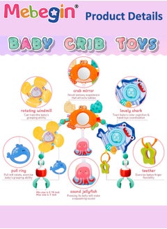 MEBEGIN Baby Stroller Arch Toy Baby Educational Cart Pendant Hanging Toys For 0-1 Years Old Activity Arch With Fascinating Toys Stimulates Baby’s Senses And Motor Skills Development  - Image 2