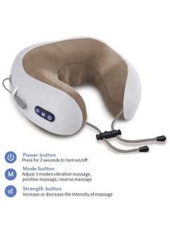 XiuWoo Neck Massager U Shape Pillow Electric Rechargeable Massager Travel Pillow Portable Nap Memory Pillow  - Image 3
