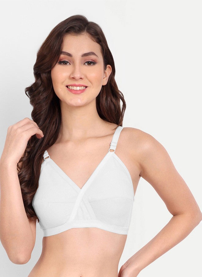 FIMS Pack Of 2 Non Padded Dry Fit All Day Comfort Non-Wired Everyday Bra - Image 2