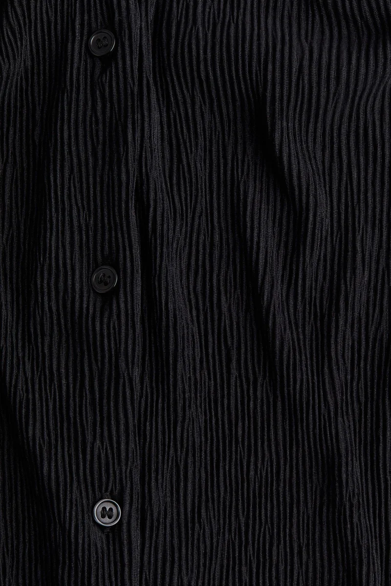 H&M Crinkled Button Down Shirt