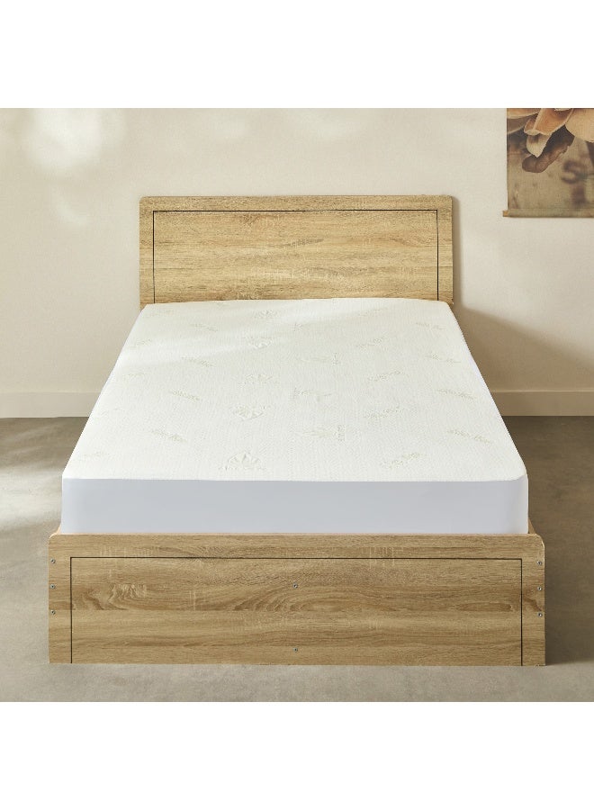 Home Box Aloevera Waterproof Twin Mattress Protector 200 x 33 x 120 cm  - Image 3
