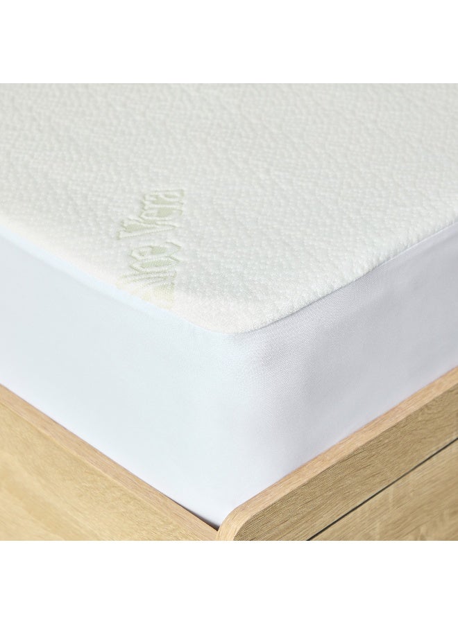 Home Box Aloevera Waterproof Twin Mattress Protector 200 x 33 x 120 cm - Image 4