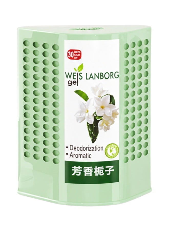 معطر ومنقي هواء جل صلب 180 جم برائحة الجاردينيا والمحيط الأزرق والخوخ – مزيل روائح قوي للحمام والغرف والمكاتب والسيارة – Air Freshener Gel Deodorizer Solid Perfume Balm طويل المفعول 30–90 يوم بتقنية الإنزيمات الحيوية – عبوة قابلة للتحكم في قوة العطر - Image 1