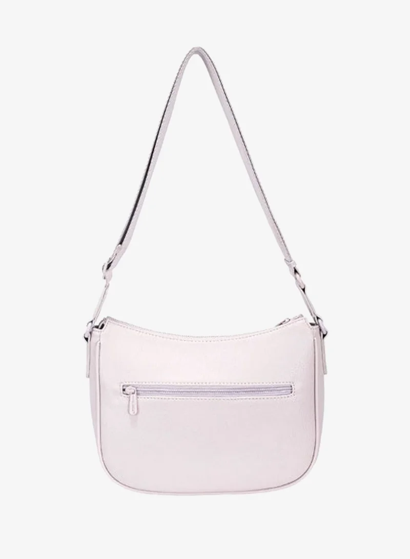 David Jones Snow Lilac David Jones Dual wear bag for all women model CM8228| Crossbody and shoulder bag with external pockets and adjustable strap| Vegan leather spacious everyday handbag for Women | Best Price UAE