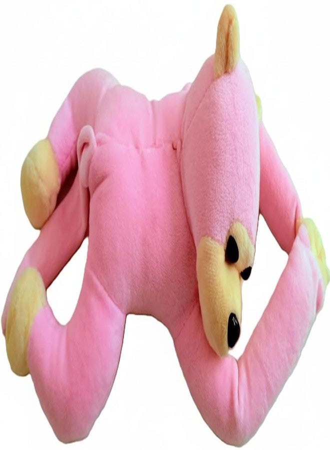 Bhudhar Ultra Plush Stuffed Hanging Monkey Soft Toy Gifts for Kids, Girls and Boys- 32cm (Pink) - Image 1